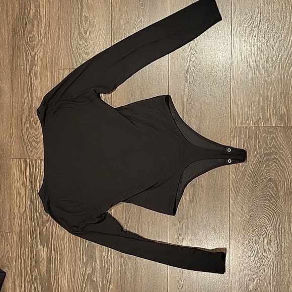 ❤️ NWOT! GOOD AMERICAN U RING LONG SLEEVE BODYSUIT, 3 (LARGE) - Picture 9 of 12